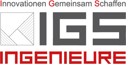 Logo eines Referenzkunden. Das Logo gehört zu: IGS Ingenieure