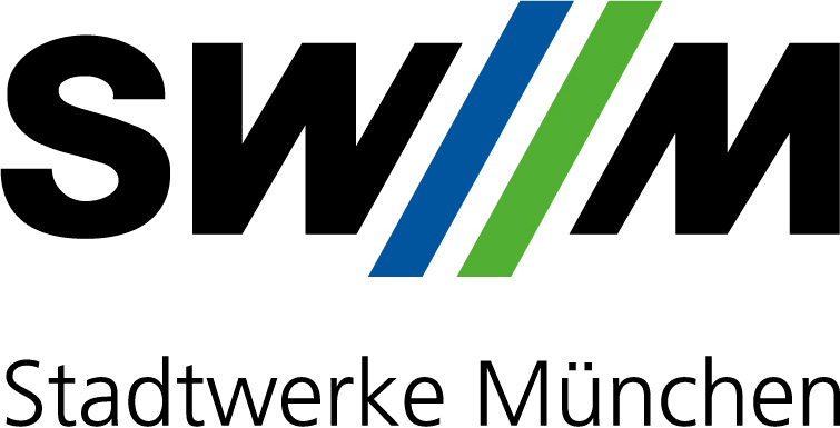 Logo eines Referenzkunden. Das Logo gehört zu: Stadtwerke München