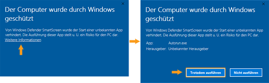Windows Defender - Fenster