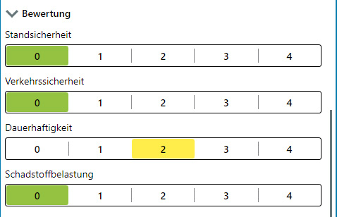 Eigenschaften - Bewertung