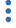 [Drei blaue Punkte übereinander]