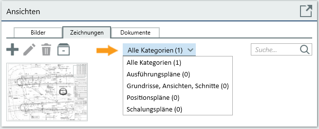 Nach Kategorien filtern