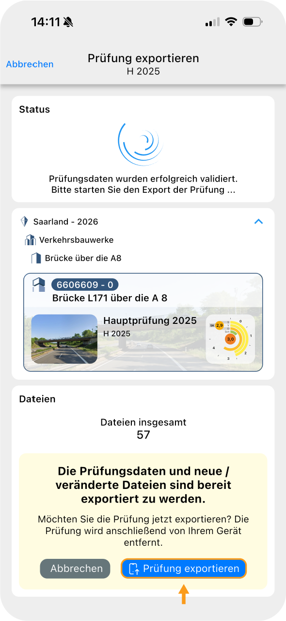 App Datei-Export 2/3