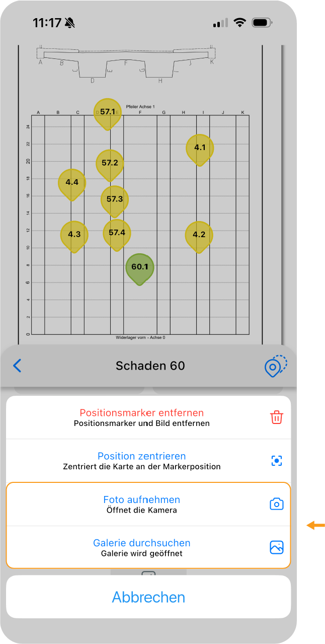 App - Positionsbild hinzufügen