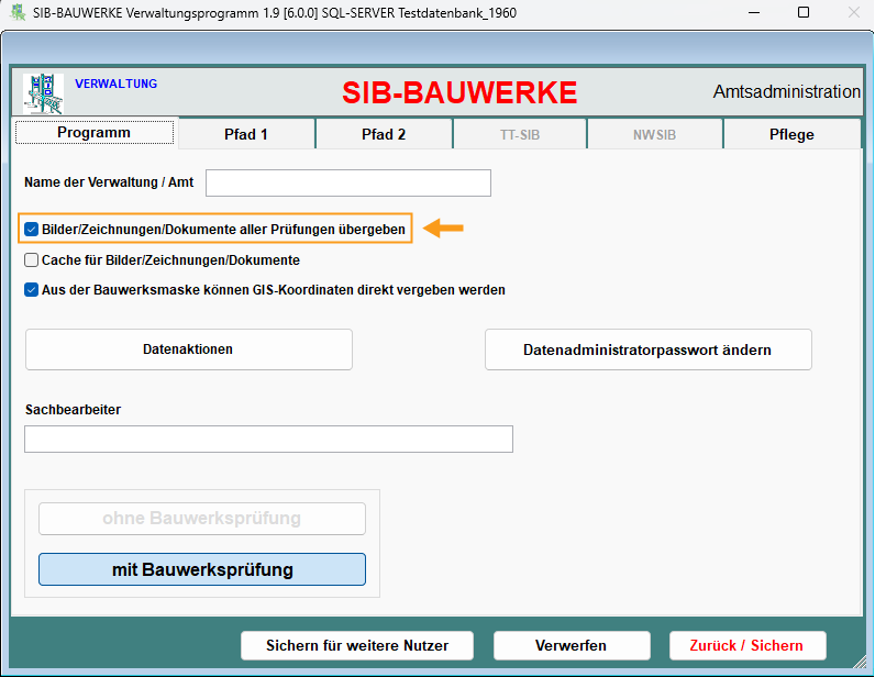 SIB-Bauwerke Export - Bilder abgeschlossene Prüfungen
