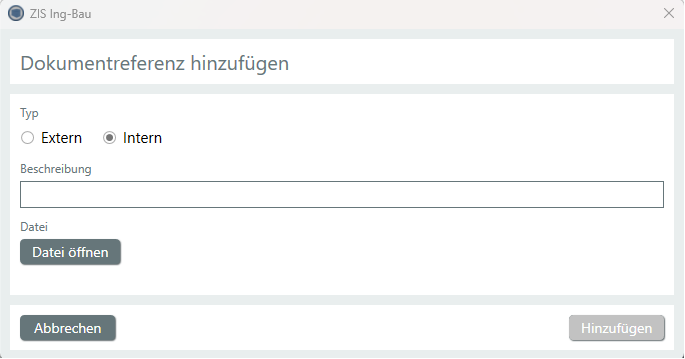BCF - Dokumentreferenz Intern